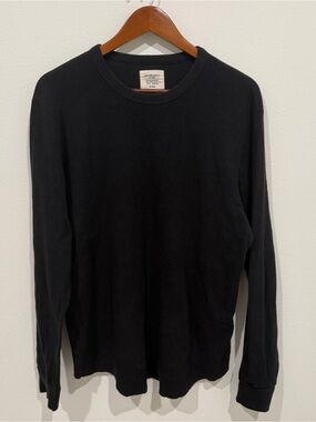 Buck Mason Black Vintage Thermal Surplus Tee